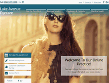 Tablet Screenshot of lakeavenueeyecare.com